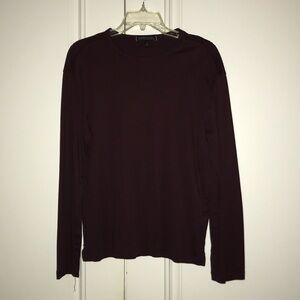 Banana Republic Rich Burgundy Long Sleeve Top